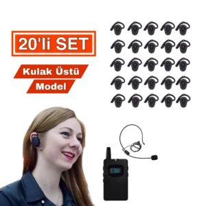 Kulak Üstü Tur Rehber Sistemi 20'li Set